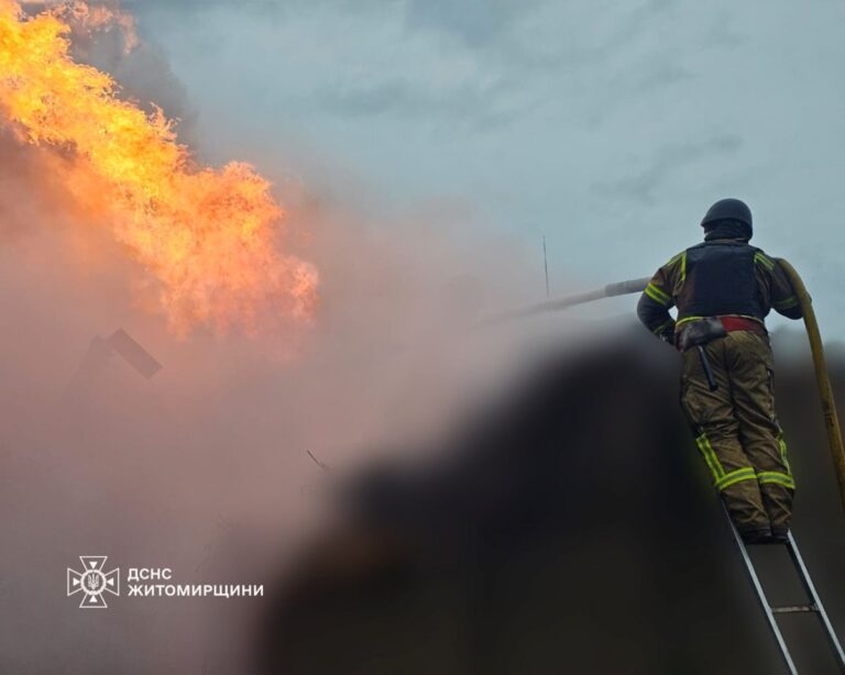 Вночі ворог вдарив по Житомирській області